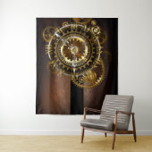 Steampunk clock wandteppich (Beispiel)