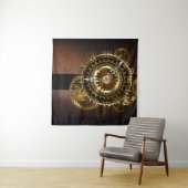 Steampunk clock wandteppich (Beispiel)