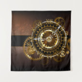 Steampunk clock wandteppich (Vorderseite)