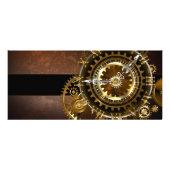 Steampunk clock werbekarte (Vorne)