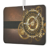 Steampunk clock with antique gears autolufterfrischer (Links)