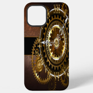 Steampunk clock with antique gears iPhone 12 pro max hülle
