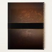 Steampunk clock with antique gears planer (Rückseite)