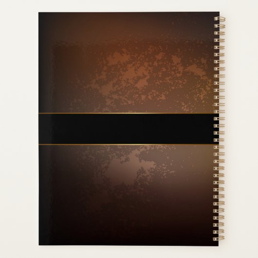 Steampunk clock with antique gears planer (Rückseite)