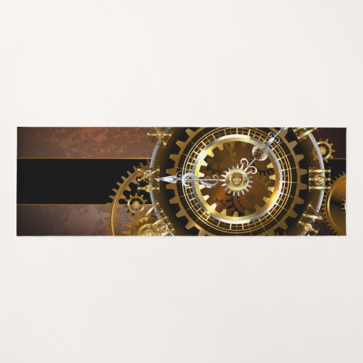 Steampunk clock yogamatte (Vorderseite (Horizontal))