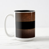 Steampunk clock zweifarbige tasse (Links)