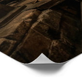 Steampunk Clockwork Machine Hall Poster (Ecke)