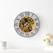 Steampunk Clockworks Große Wanduhr (Zuhause)