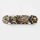 Steampunk Cogs und Gears Skateboard (Horizontal)