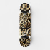 Steampunk Cogs und Gears Skateboard (Vorderseite)
