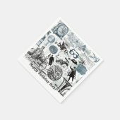 Steampunk Collage #2 von ArtinspiSpione Serviette (Ecke)