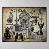 Steampunk Collage #3 Poster (Vorne)