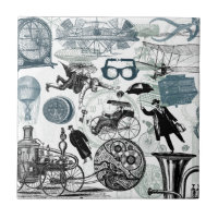 Steampunk Collage Colorized