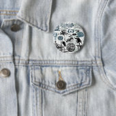 Steampunk Collage koloriert Button (Beispiel)