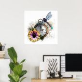 Steampunk-Collage-Plakat Poster (Heimbüro)