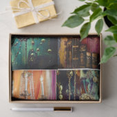 Steampunk Collage von Elsie Lane Seidenpapier (Geschenk)