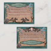 Steampunk-Collectives für Web oder lokales Geschäf Visitenkarte (Vorne/Hinten)