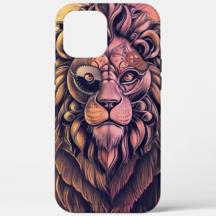 Steampunk Color Gradient Rustikale Lion Case-Mate iPhone Hülle