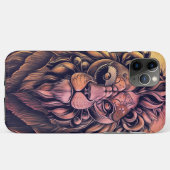 Steampunk Color Gradient Rustikale Lion Case-Mate iPhone Hülle (Rückseite (Horizontal))