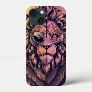 Steampunk Color Gradient Rustikale Lion Case-Mate iPhone Hülle