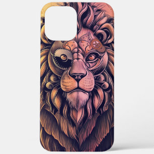 Steampunk Color Gradient Rustikale Lion Case-Mate iPhone Hülle