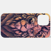 Steampunk Color Gradient Rustikale Lion Case-Mate iPhone Hülle (Hinten (horizontal))