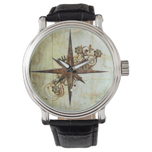 Steampunk Compass Star Watch Armbanduhr