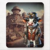 Steampunk Cow Mousepad (Vorne)
