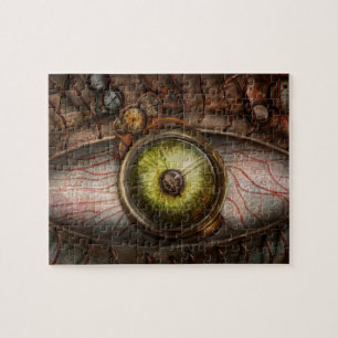 Steampunk - Creepy - Auge auf Technologie Puzzle