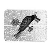 Steampunk Crow 2 Magnet (Horizontal)