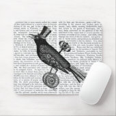 Steampunk Crow 2 Mousepad (Mit Mouse)