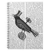 Steampunk Crow 2 Notizblock (Vorderseite)