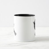 Steampunk Crow 2 Tasse (Zentrum)