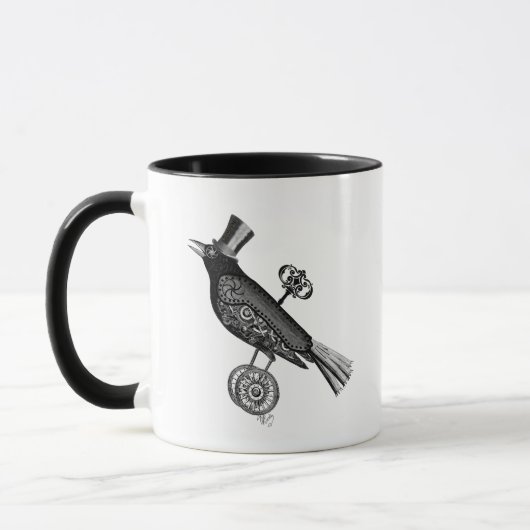 Steampunk Crow 2 Tasse (Links)