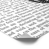 Steampunk Crow Poster (Ecke)