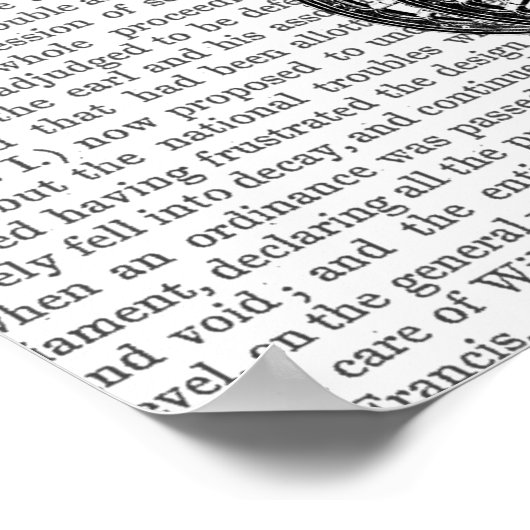 Steampunk Crow Poster (Ecke)