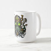 Steampunk-Cthulhu-Monster  Kaffeetasse (VorderseiteRechts)