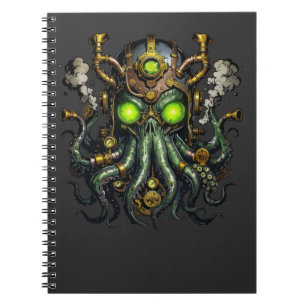 Steampunk-Cthulhu-Monster Notizblock
