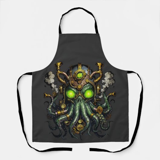 Steampunk-Cthulhu-Monster Schürze (Vorderseite)