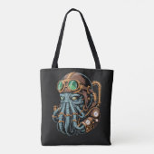 Steampunk-Cthulhu-Monster Tasche (Rückseite)