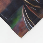 Steampunk Cyber Cow Fleecedecke (Ecke)