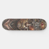 Steampunk-Cyborg-Auge der Unendlichkeit-Skateboard Skateboard (Horizontal)