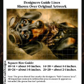 Steampunk Dachshund Dog Aviator EP7R Decoupage Seidenpapier