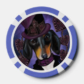 STEAMPUNK-DACKEL POKERCHIPS (Rückseite)
