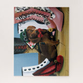 Steampunk-Dackel Puzzle (Vertikal)