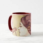 steampunk Dame Tasse (Vorderseite Links)