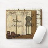 Steampunk Damenschneiderin-Raum Mousepad (Mit Mouse)