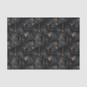 Steampunk Dampf & Rohre Dark Pattern BN6 Decoupage Seidenpapier (Vorderseite)