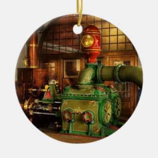 Steampunk - Dampfpumpe in Worthington 1880 Keramik Ornament