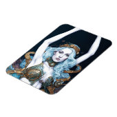 Steampunk Dancing Woman Magnet (Linke Seite)